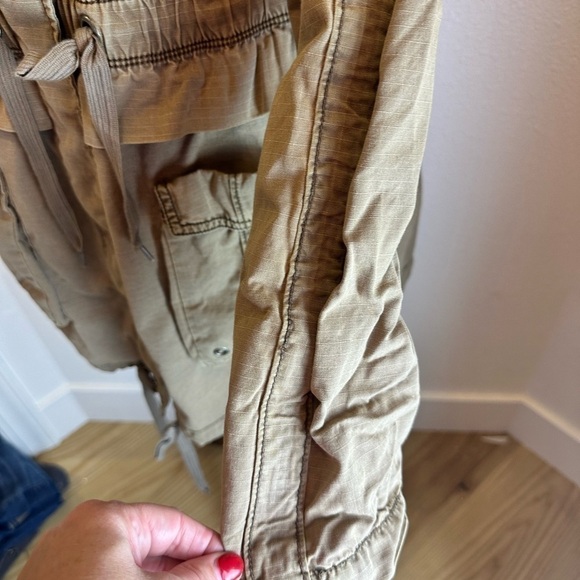 SALE! Loft Utility Jacket, khaki tan. Women’s Size Small - Picture 5 of 11